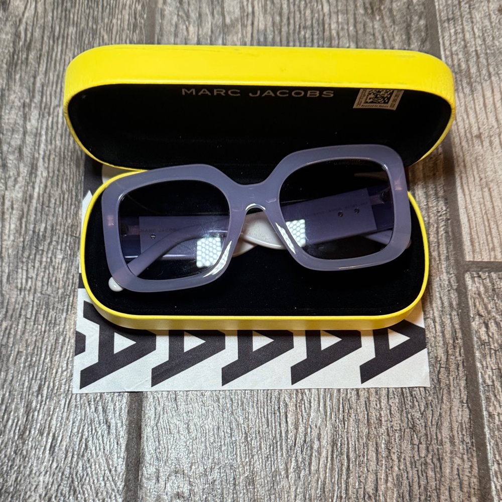 Marc Jacobs Lavender Square Sunglasses